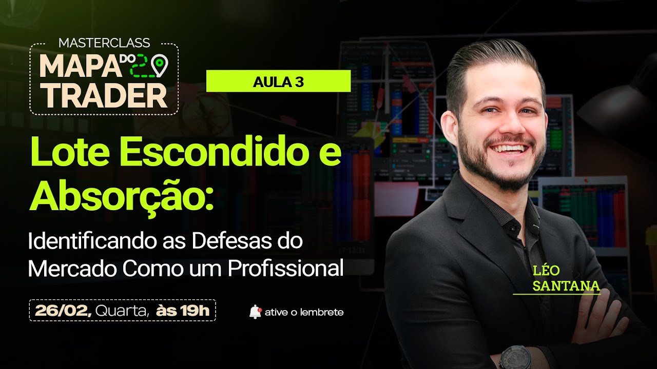 📌Lote Escondido e Absorção – Identificando as Defesas do Mercado Como um Profissional