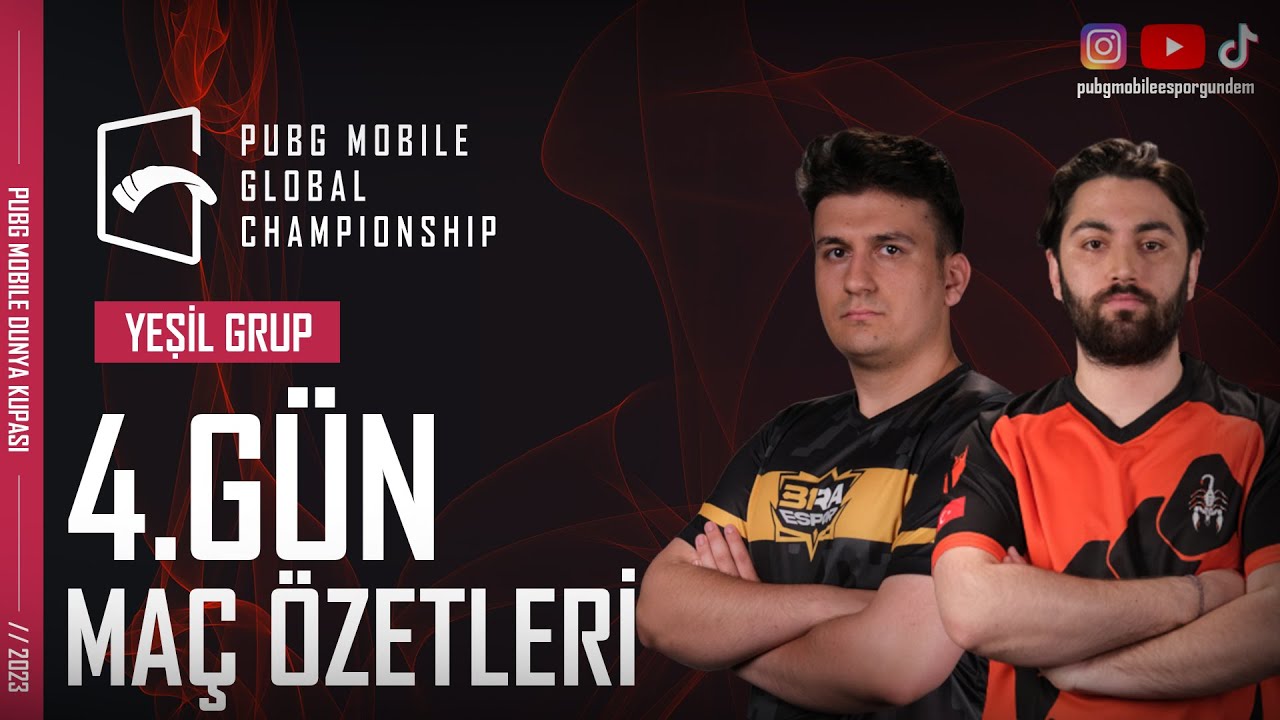 [TR] 2023 PMGC League | Yeşil Grup 4. GÜN MAÇ ÖZETLERİ | PUBG MOBILE Global Championship / #pmgc2023