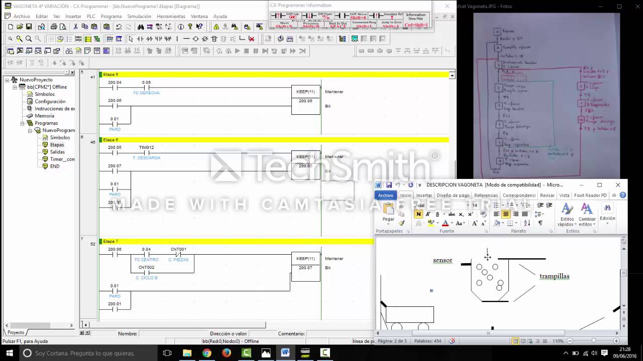 Práctica Vagoneta CX-Programer
