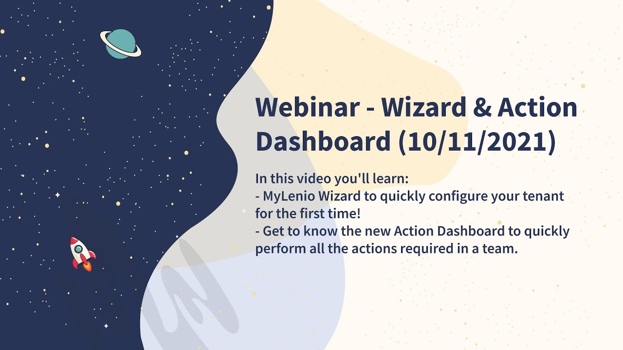 Webinar - Wizard & Action Dashboard (10/11/2021)