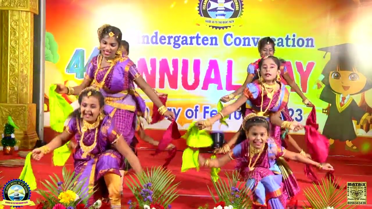 008 Islamiah Matriculation Higher Secondary School Kilakarai  Karakattam Dance