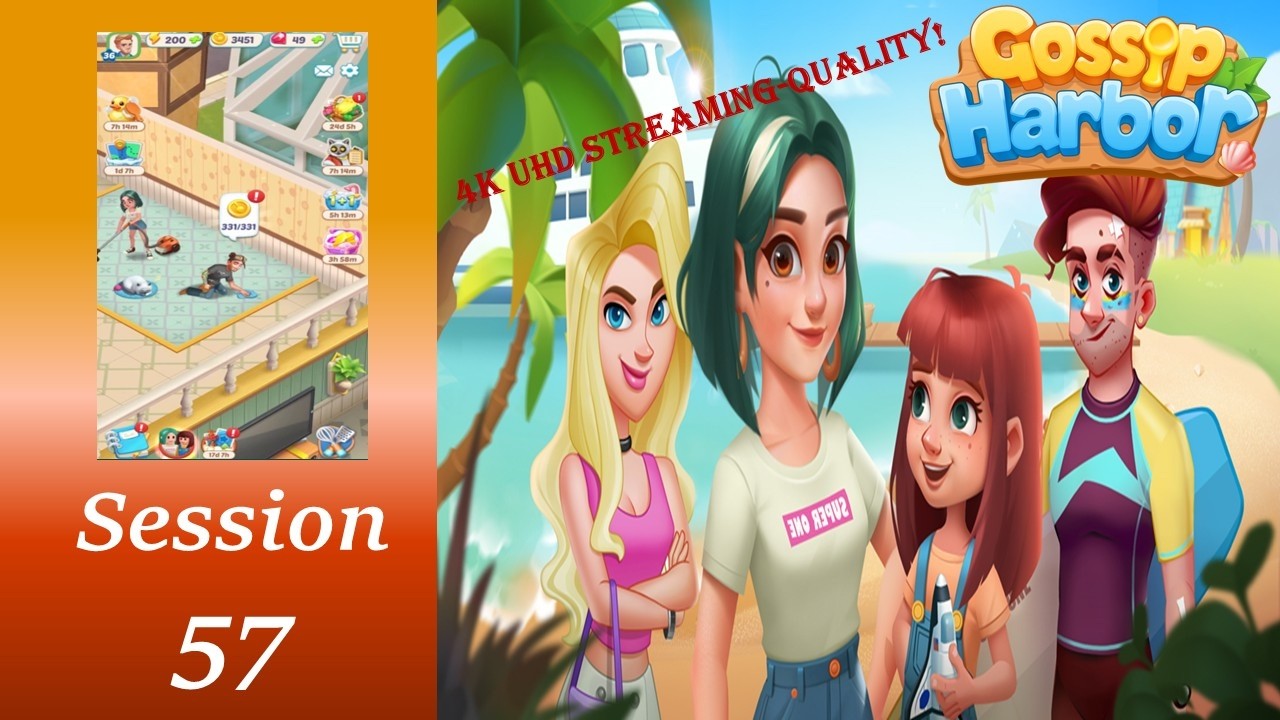 Gossip Harbor:Merge & Story 29 Minutes Gameplay - Session 57