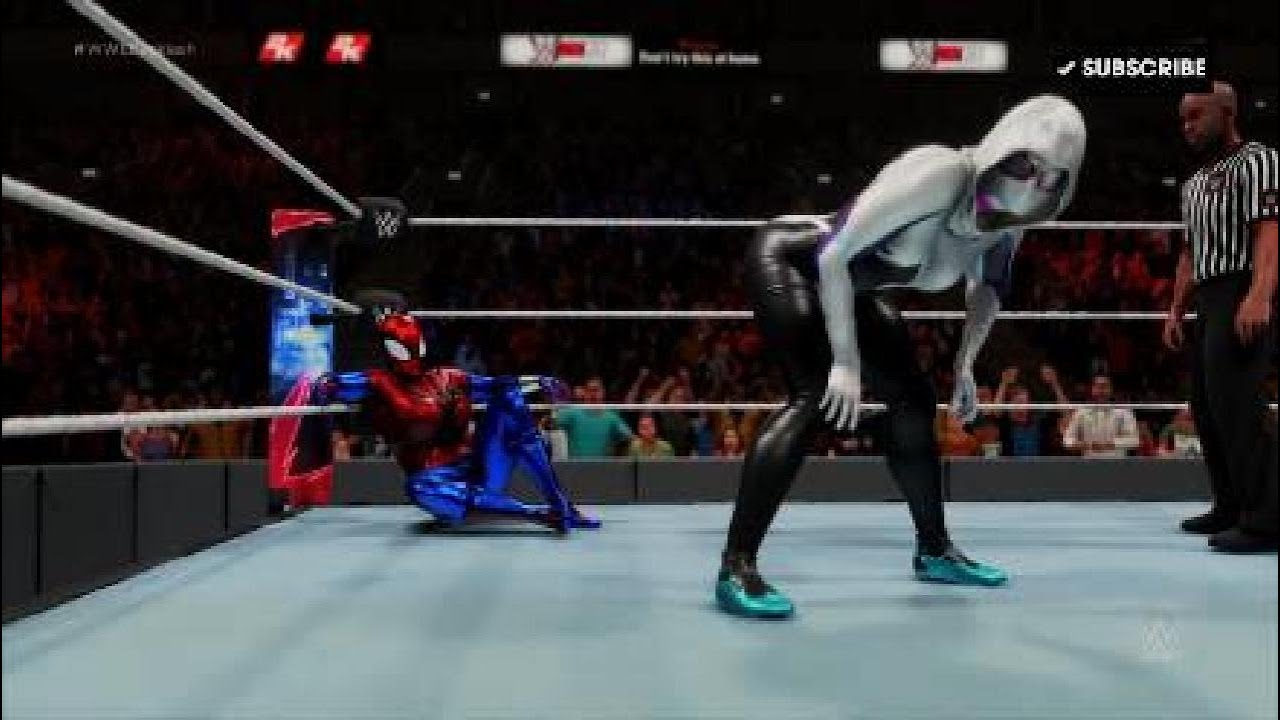 (REMATCH) SPIDER GWEN VS SPIDERGIRL ( iron man match)