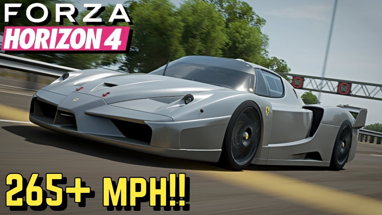 FORZA HORIZON 4 : 265+ MPH Ferrari FXX Tutorial!!