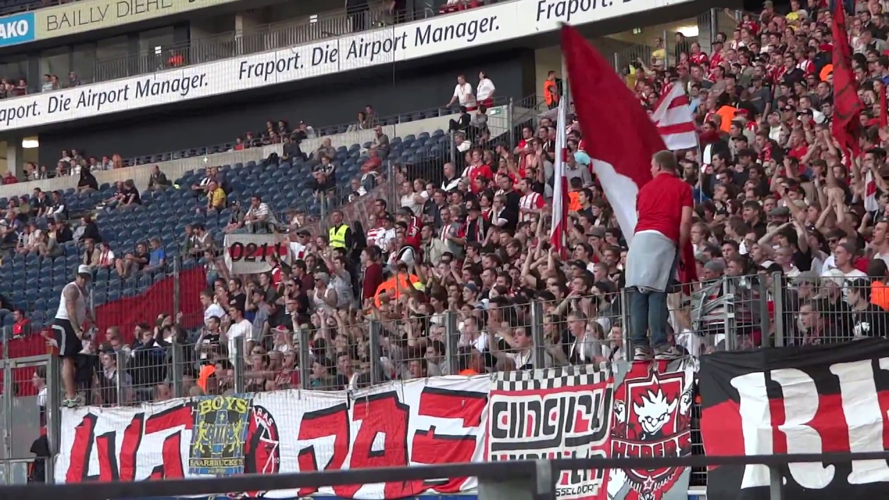 Ultras Fortuna Düsseldorf - Eintracht Frankfurt 1:1, Support Fortuna Fans