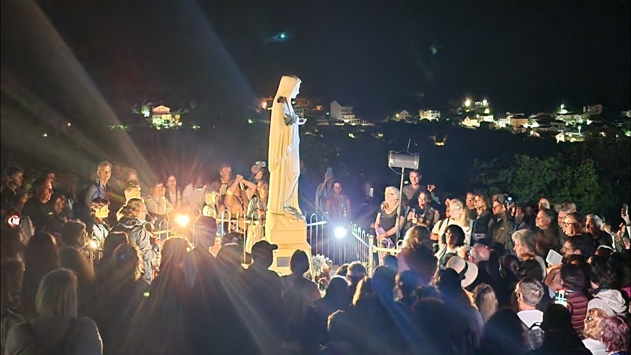 Medjugorje, Rosary for Peace and Apparition to Marija  June 17, 2024