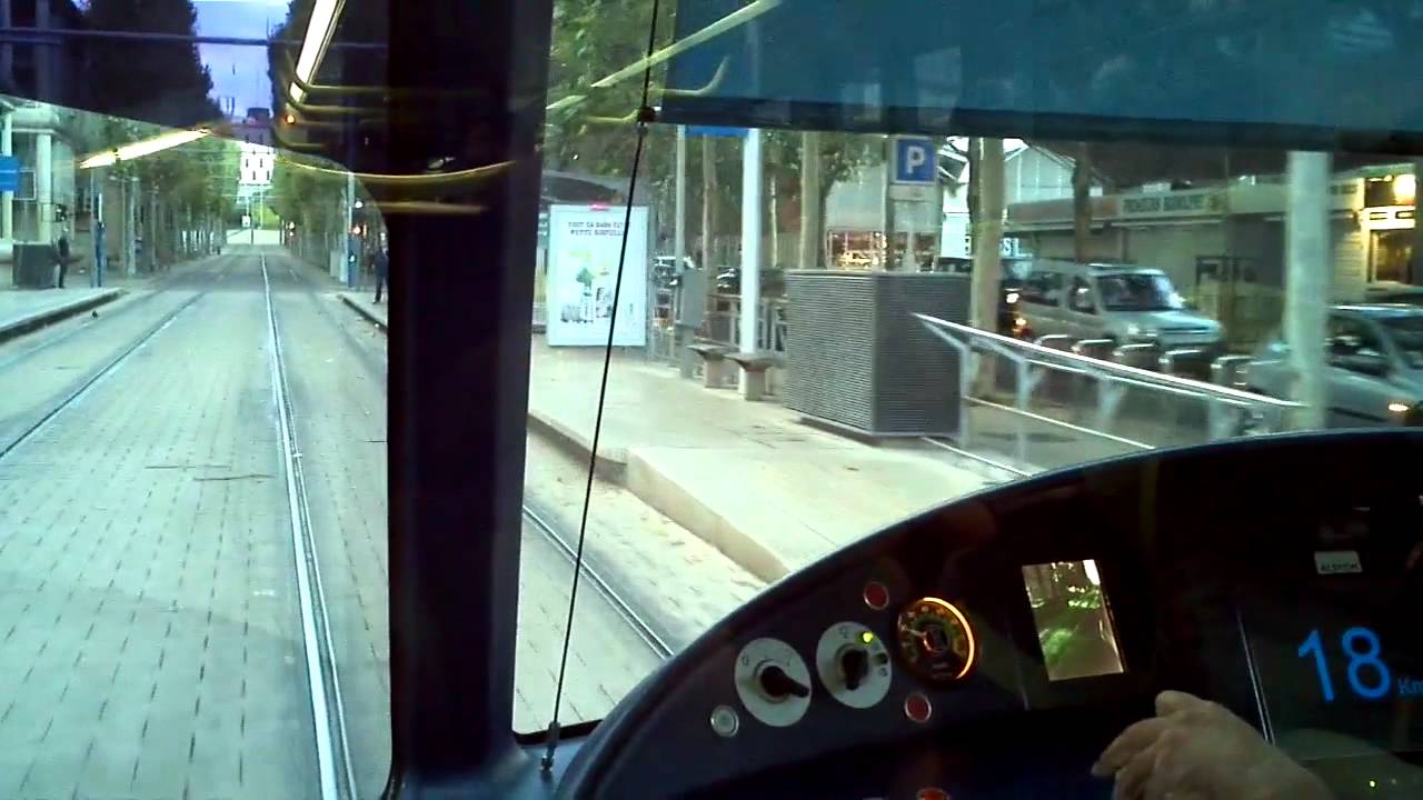 TAM Montpellier Tramway - Alstom Citadis 401 - Ligne 1 Rives du Lez - Gare SNCF St Roch