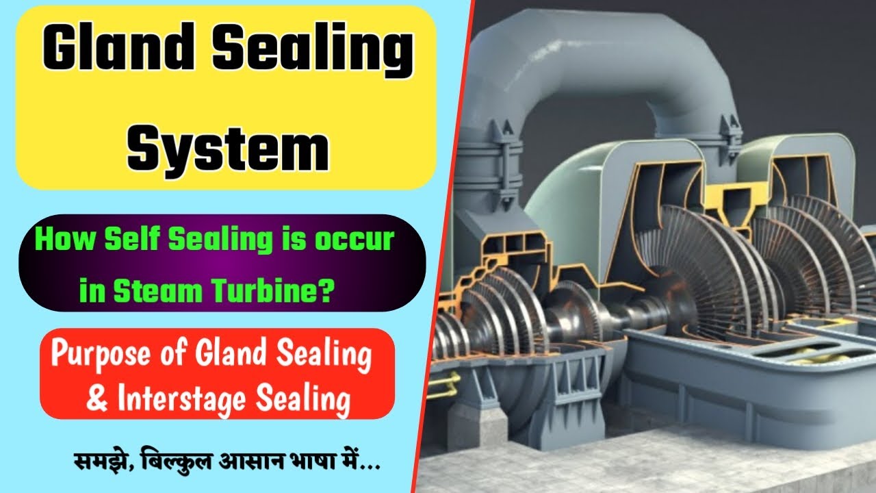 Gland Sealing System || Self Sealing & Inter Stage Sealing in Steam Turbine || Purpose of GSC