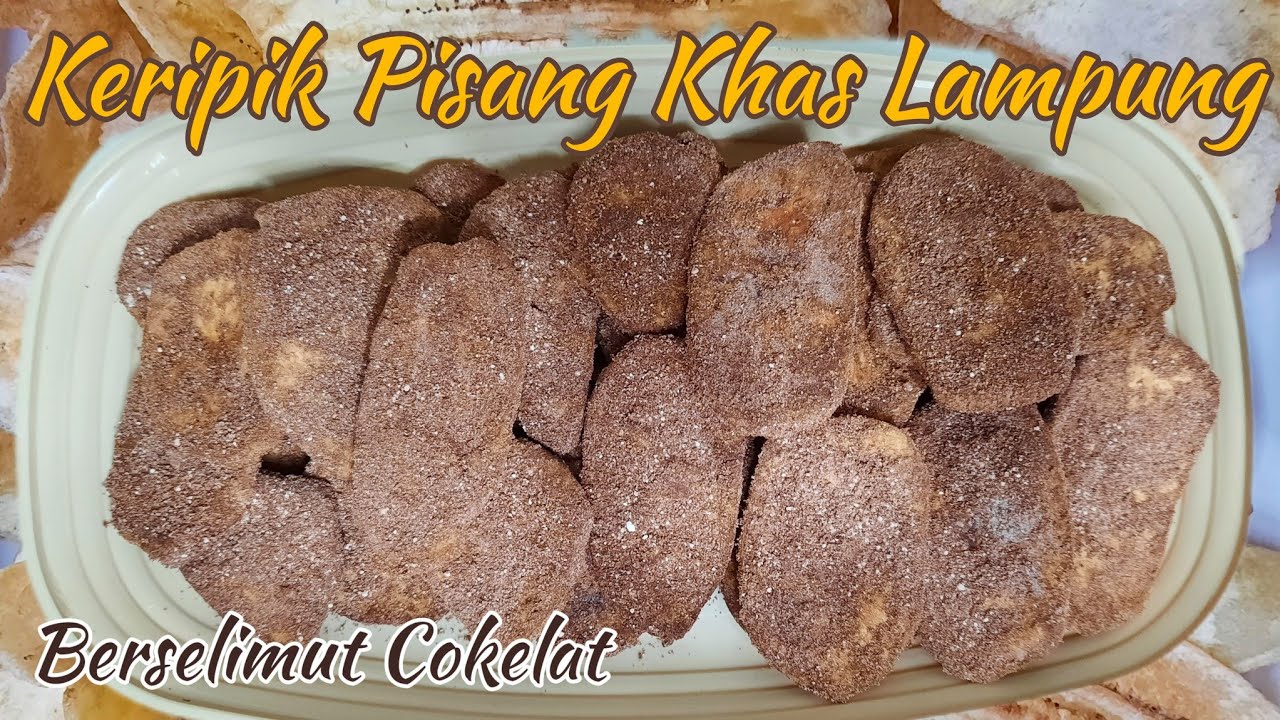 Keripik Pisang Coklat Khas Lampung, berselimut Coklat @ambuchannelofficial