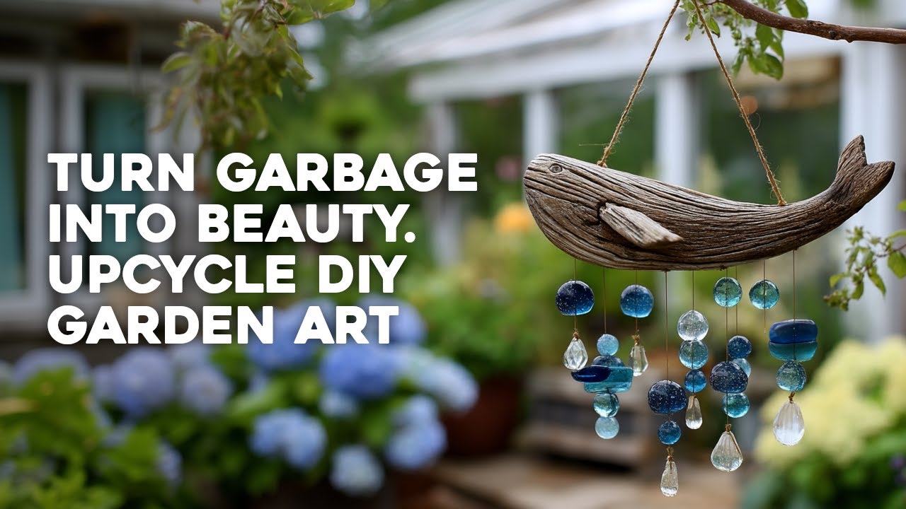 ♻️✨ Upcycling Ideas: Turn Garbage into Stunning Garden Art with DIY Crafts