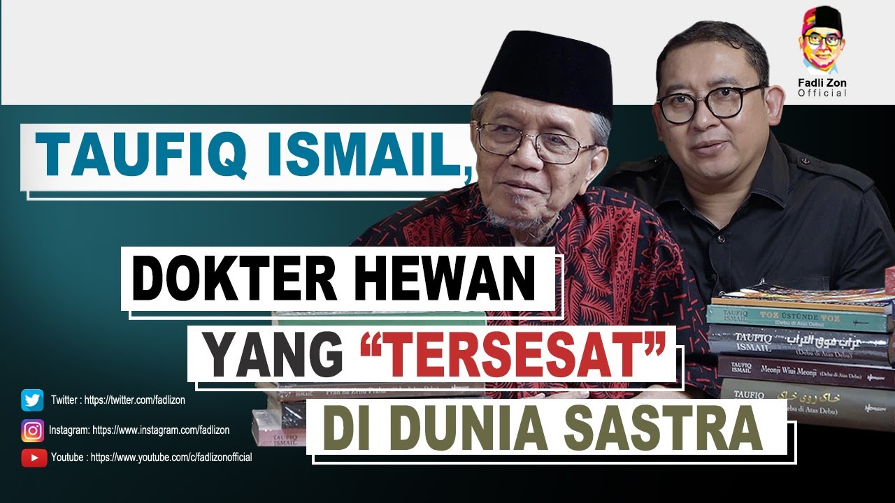 TAUFIQ ISMAIL, DOKTER HEWAN YANG 
