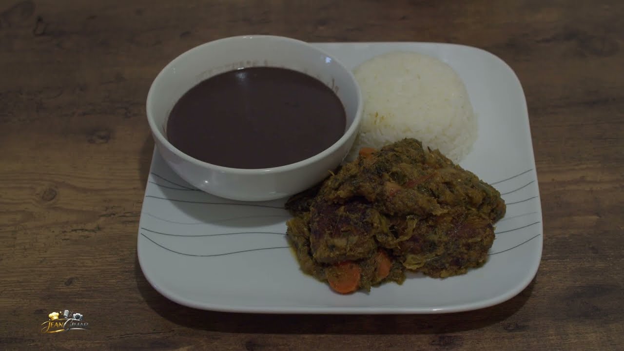 Diri + Sos Pwa + Legim #food #cooking #haitianfood #haitian #fyp