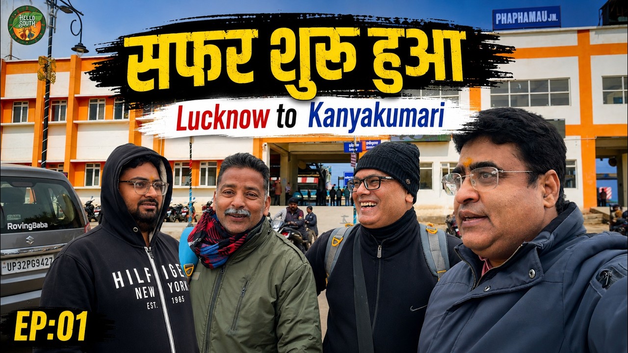 EP : 01 Safar Shuru Hua 🚗 | Lucknow Se Kanyakumari | Epic South Road Trip