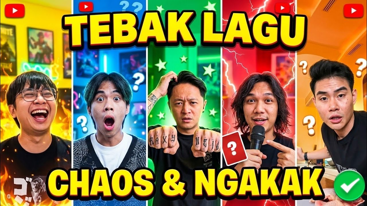 TEBAK LAGU! A4ACLAN WITH AGUNG HAPSAH ENDINGNYA NGAKAK PARAH‼️Marapthon #marapthon 