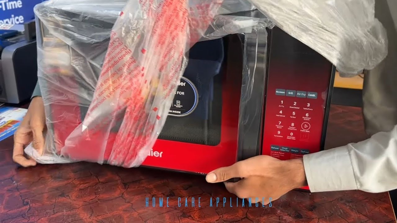 Unboxing Haier Hmw-30Afr Airfryer Series Microwave oven