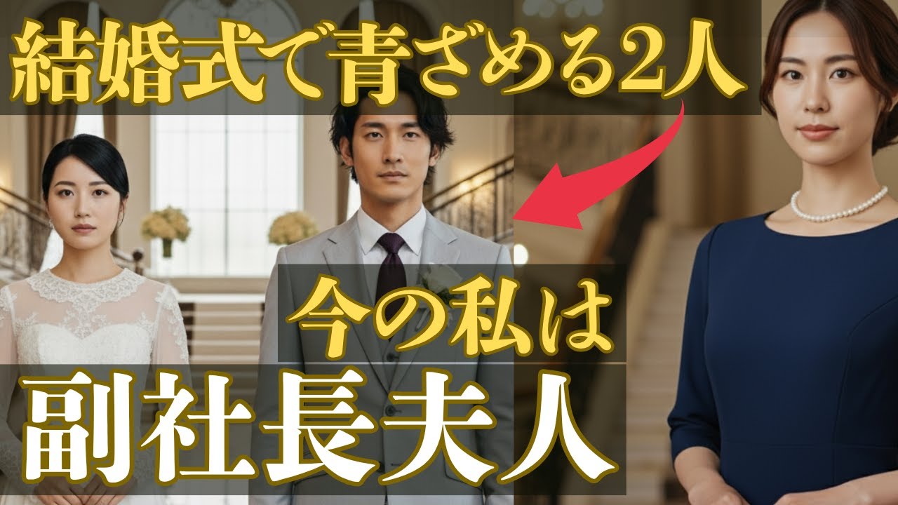 パワハラ上司に夫を奪われた元妻。結婚式に&ldquo;副社長夫人&rdquo;として現れた私を見た2人の末路【スカッと】