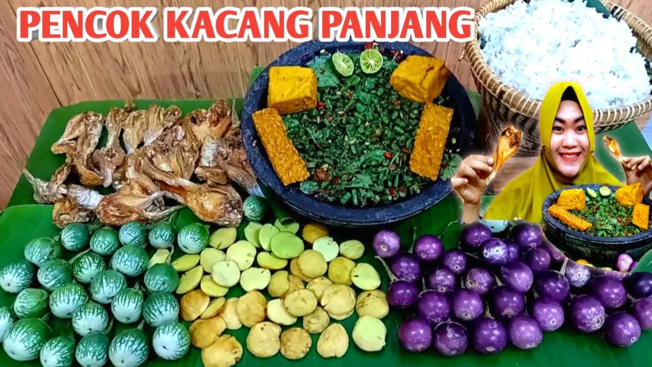 IKAN ASIN PENCOK KACANG PANJANG LALAPAN JENGKOL