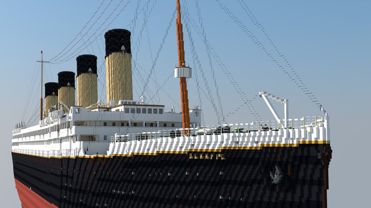 Crew Areas under Forecastle :: 3:1 Olympic #11 :: Rilhon's Shipyard E184 :: Minecraft