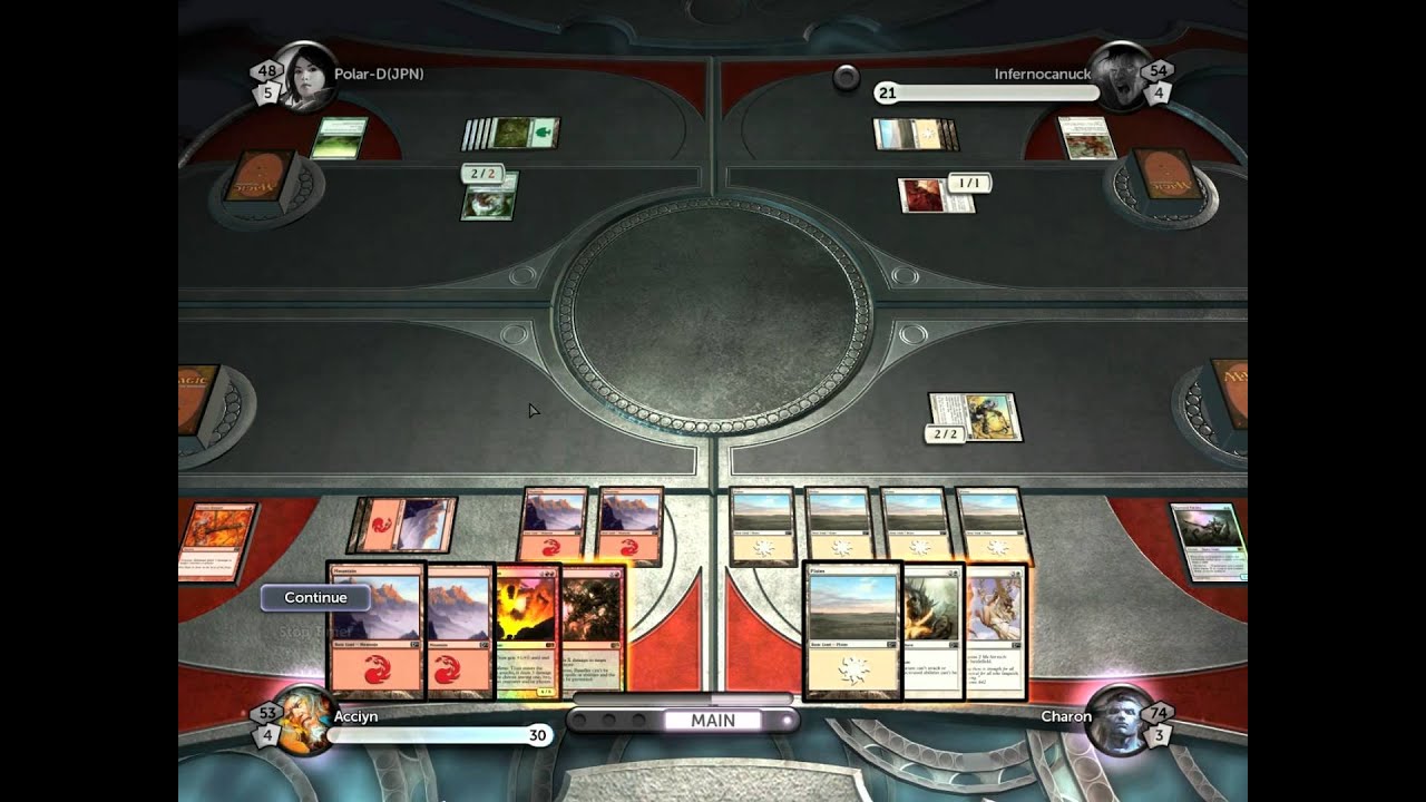 Let's Fail at Magic the Gathering (Acciyn and Charon Vs. infernocanuck and PolarDash, two heads)