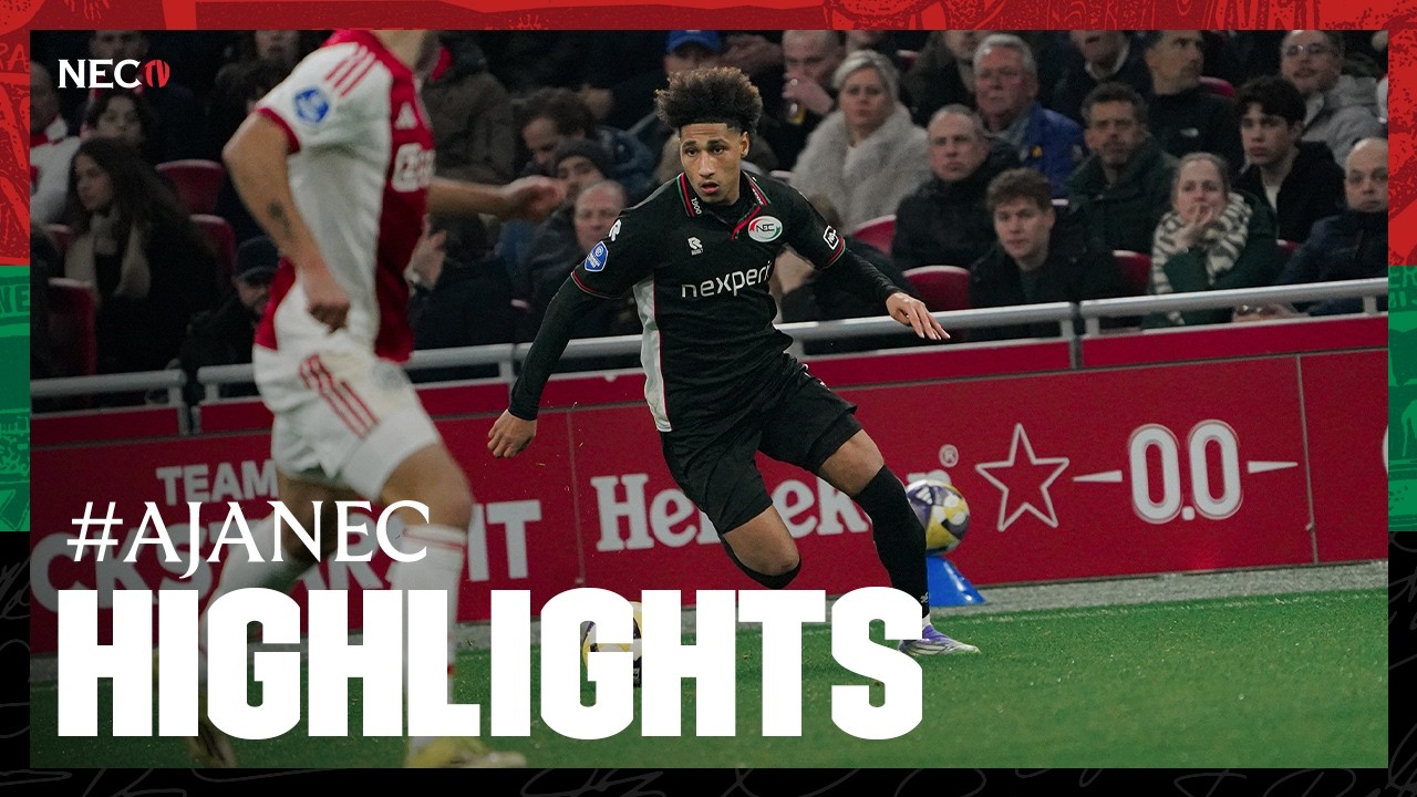 N.E.C. speelt opnieuw met 1-1 gelijk; nu buitenshuis tegen Ajax | Highlights #AJANEC