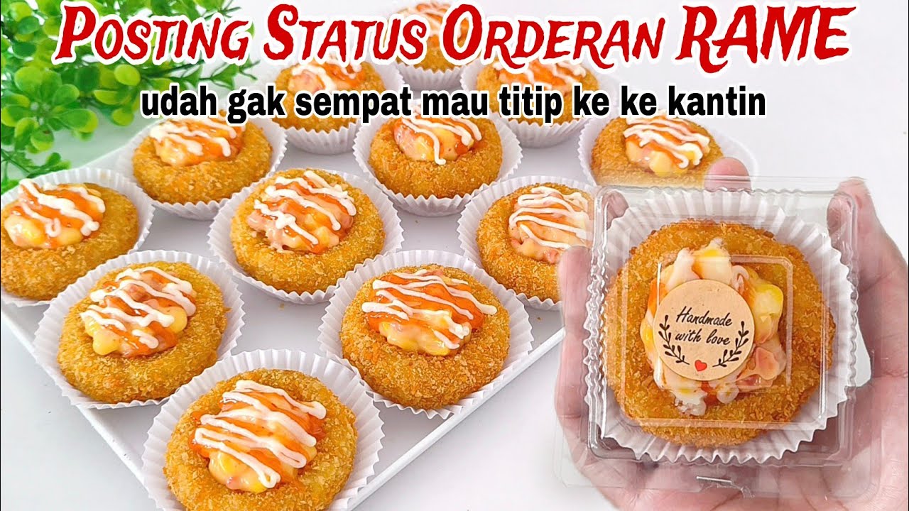 POSTING JAJANAN KEKINIAN INI DI STATUS ORDERAN LANGSUNG RAME SAMPE GAK SEMPAT JUALAN TITIP KE KANTIN