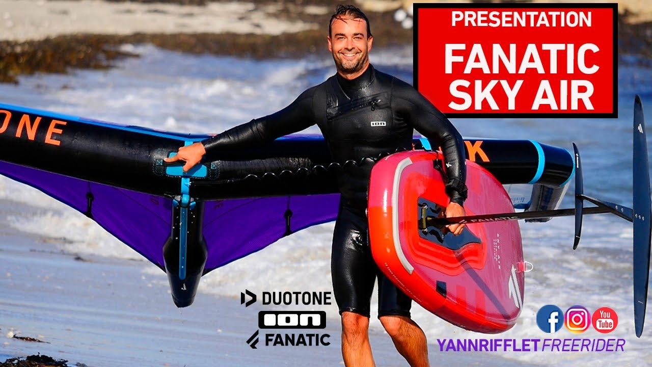 PRESENTATION FANATIC SKY AIR PREMIUM / REVIEW INFLATABLE WINGFOIL  BOARD
