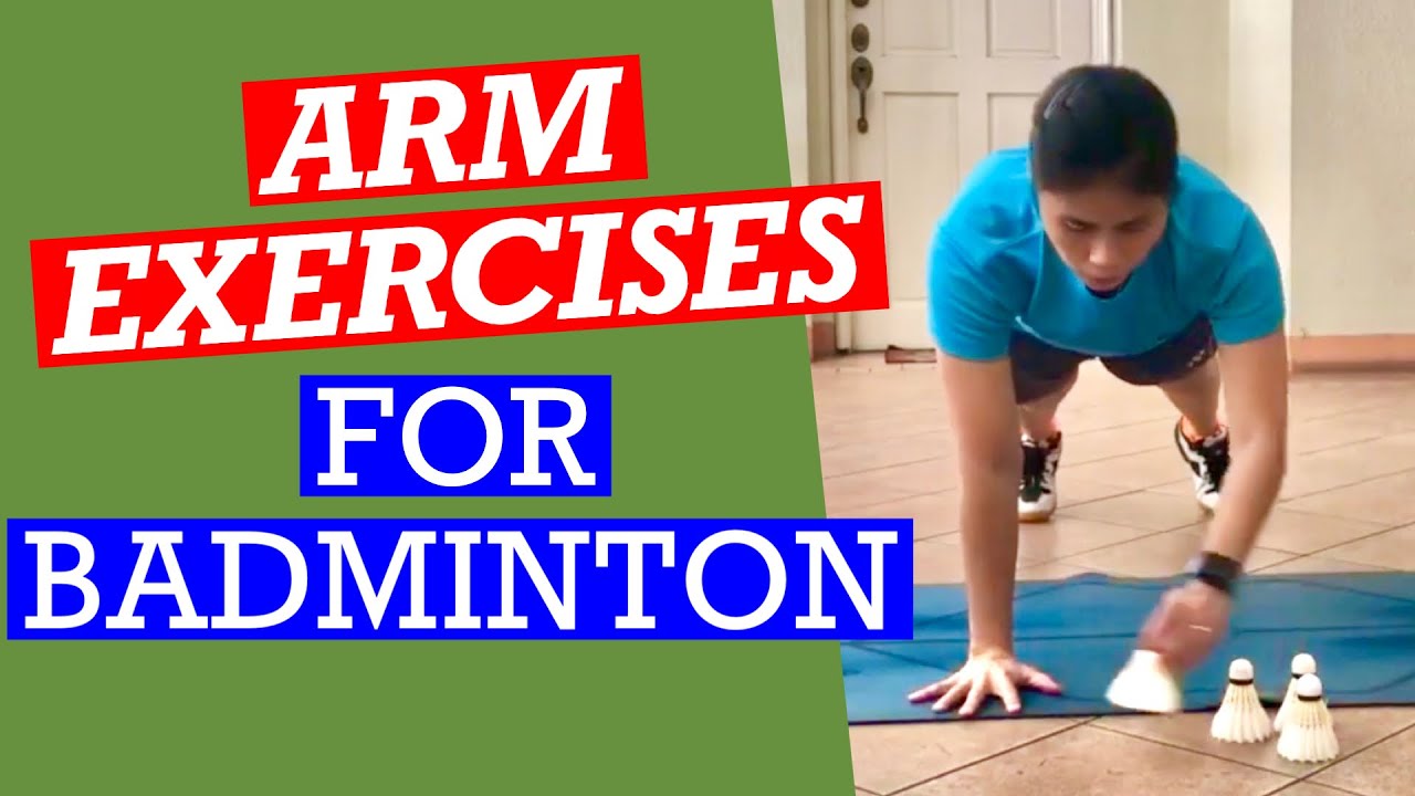 BADMINTON Home Exercises to Strengthen Your Arms #badminton #armstrengthening