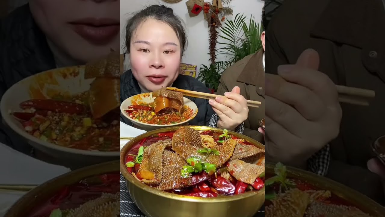 ASMR Eating Spicy Food Chinese 😋 Eating Spicy Hot Pot Malatang Mukbang, Spicy Boneless Chicken Feet 