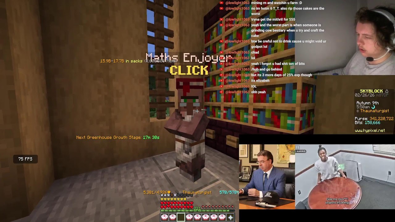 FARMING FOR A HOUSE ( Hypixel Skyblock Ironman ) Day 75/365