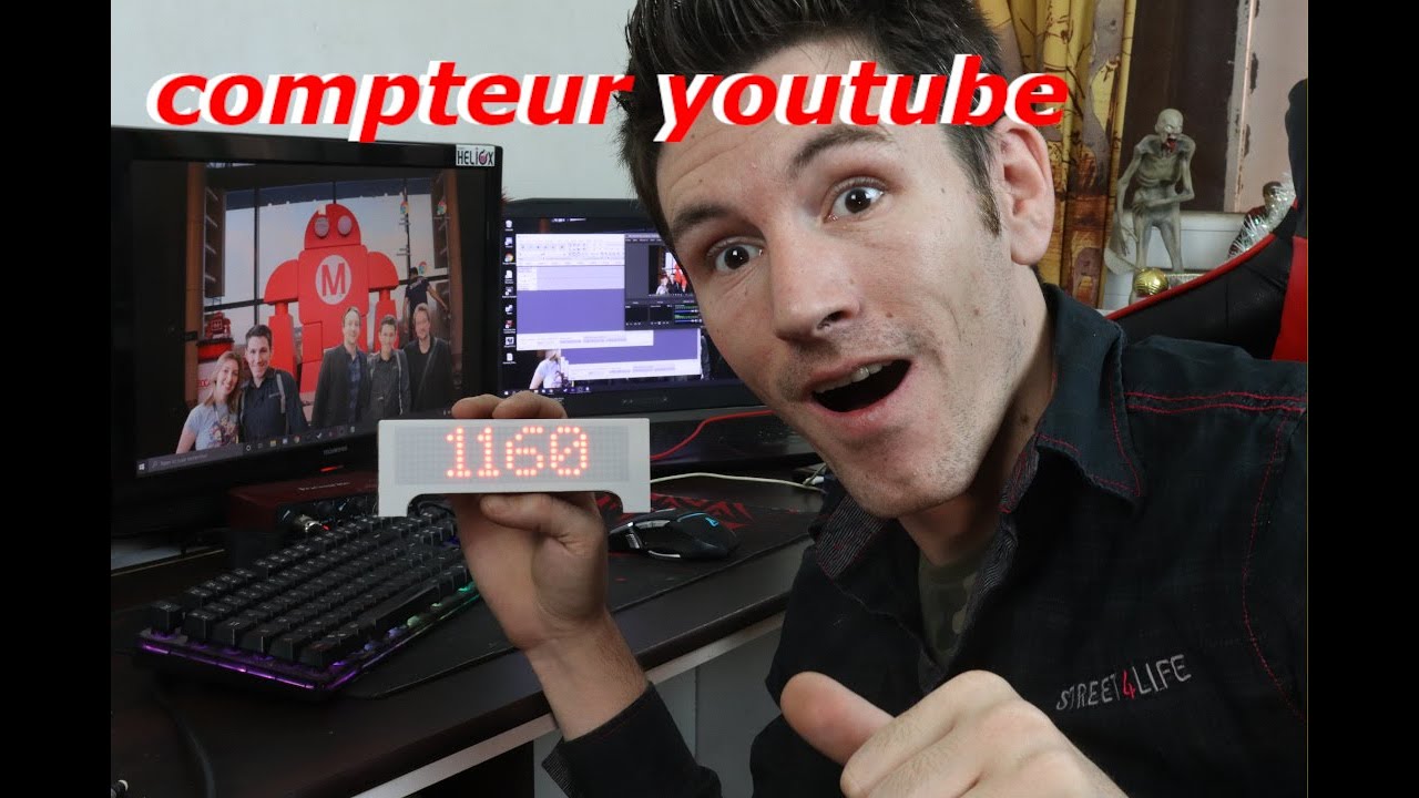 COMMENT FAIRE UN COMPTEUR D&rsquo;ABONN&Eacute;S YOUTUBE a moins de 20&euro; (ou une station m&eacute;t&eacute;o)