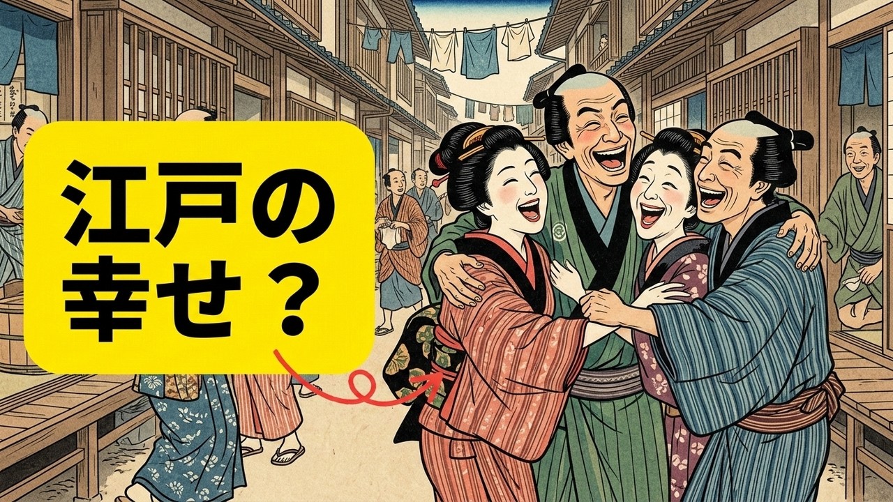 なぜ江戸人は現代人より幸せだったのか？
