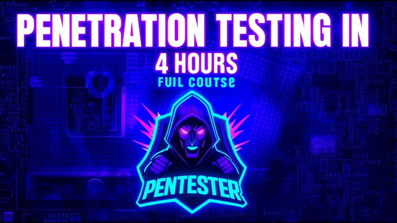 Penetration Testing Full Course in 4 Hours 2025 / Penetration Tutorial / Cyber Security Full Cours