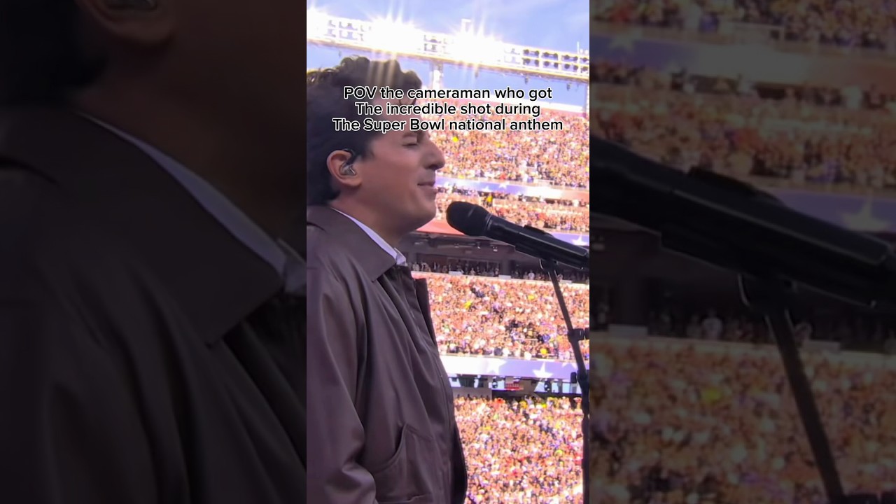 The cameraman got this best shot on Live TV!