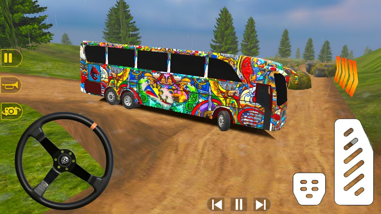 Coach Bus Simulator India Off-road Driving Bus Game | New Update 2025 Full Gameplay Video #gameplay 