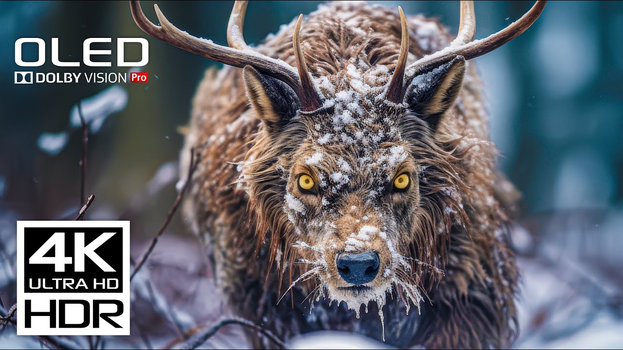 Incredible 4K 60FPS Video HDR Dolby Vision - Wild Animals of Africa - Wildlife