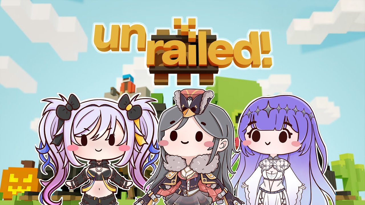 CHOO CHOO! ft. @YunaVTuber  & @Astria_Live  | Unrailed
