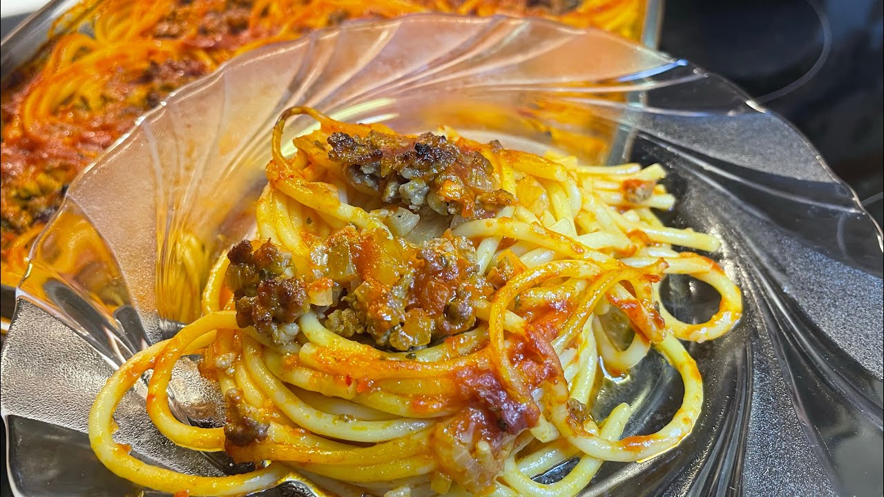 لفائف معكرونة/سباغيتي محشية لحمة اطيب طريقة واشيك تقديم على الاطلاق👌🏻😋