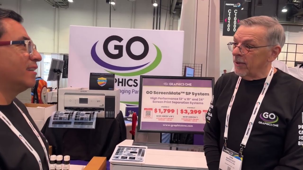 GO ScreenMate SP Screen Print System at the 2022 Printing United Las Vegas