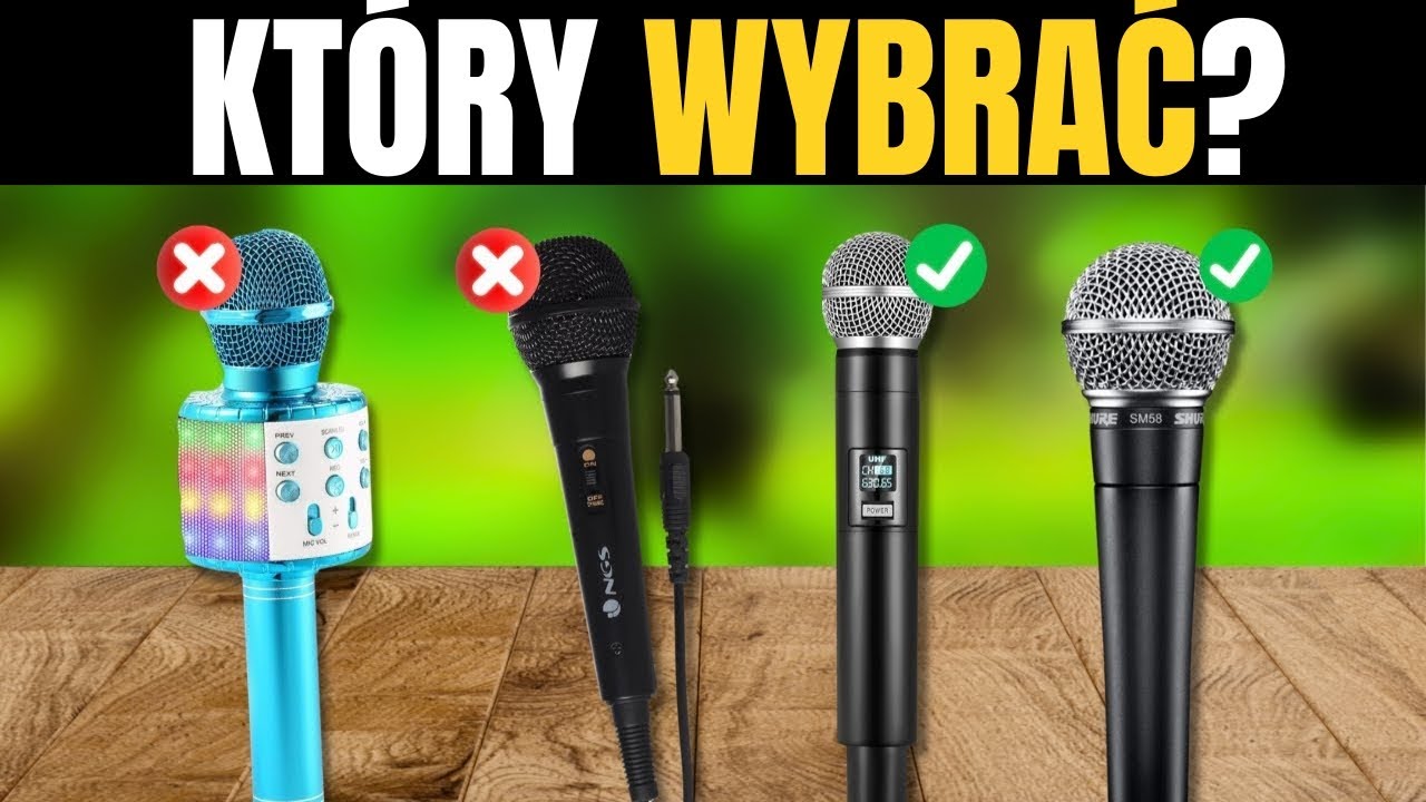 Najlepsze Mikrofony do Karaoke 2026 [Nie Kupuj Jednego, Zanim Tego Nie Zobaczysz]