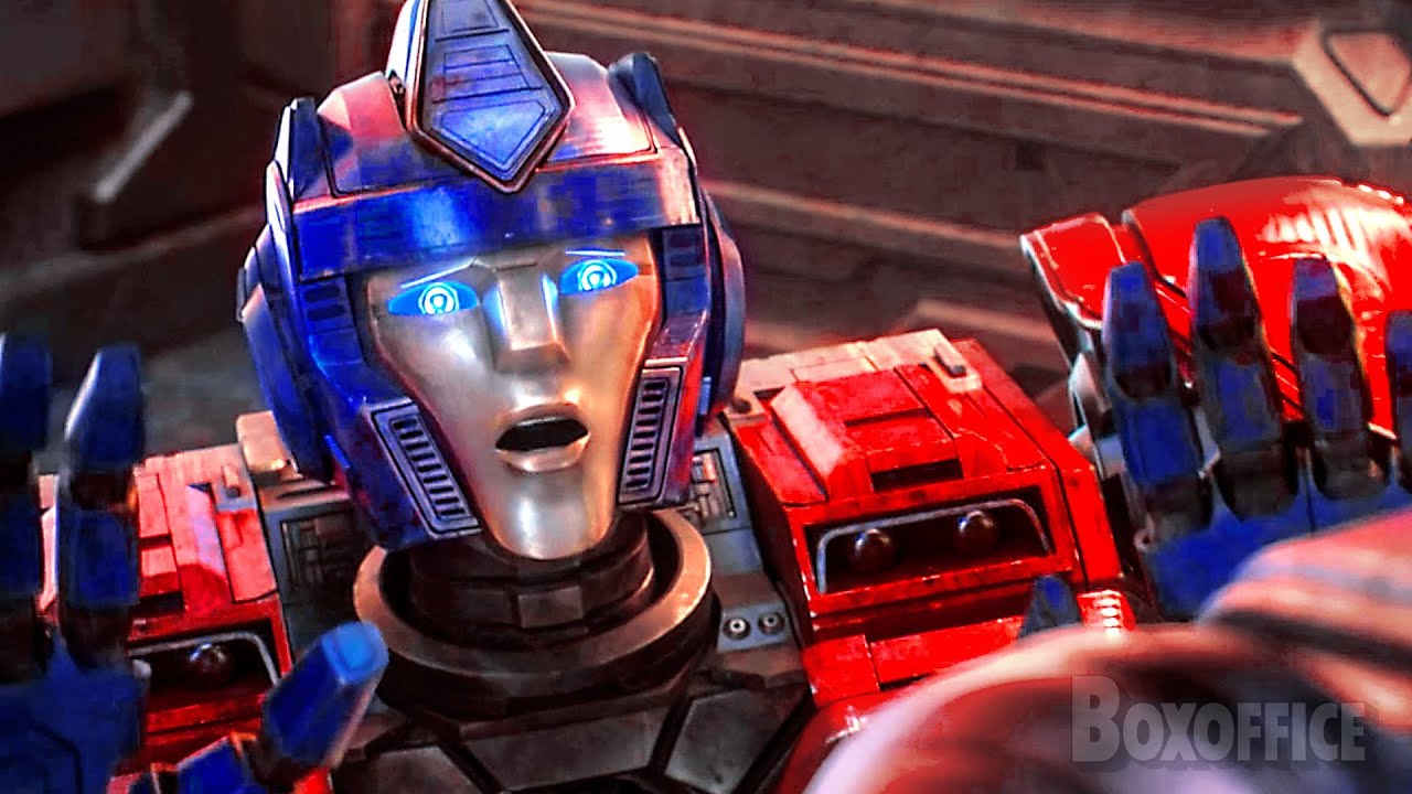 Optimus Prime escapes from Cybertron Prison | Transformers One | CLIP