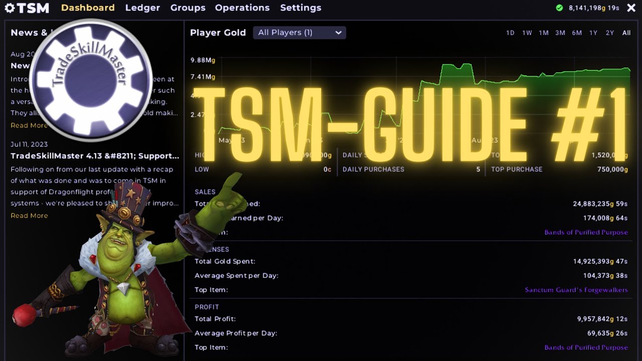 Tradeskillmaster-Guide Teil 1/3 | Installation, Preisquellen & Einstellungen im Spiel erklärt