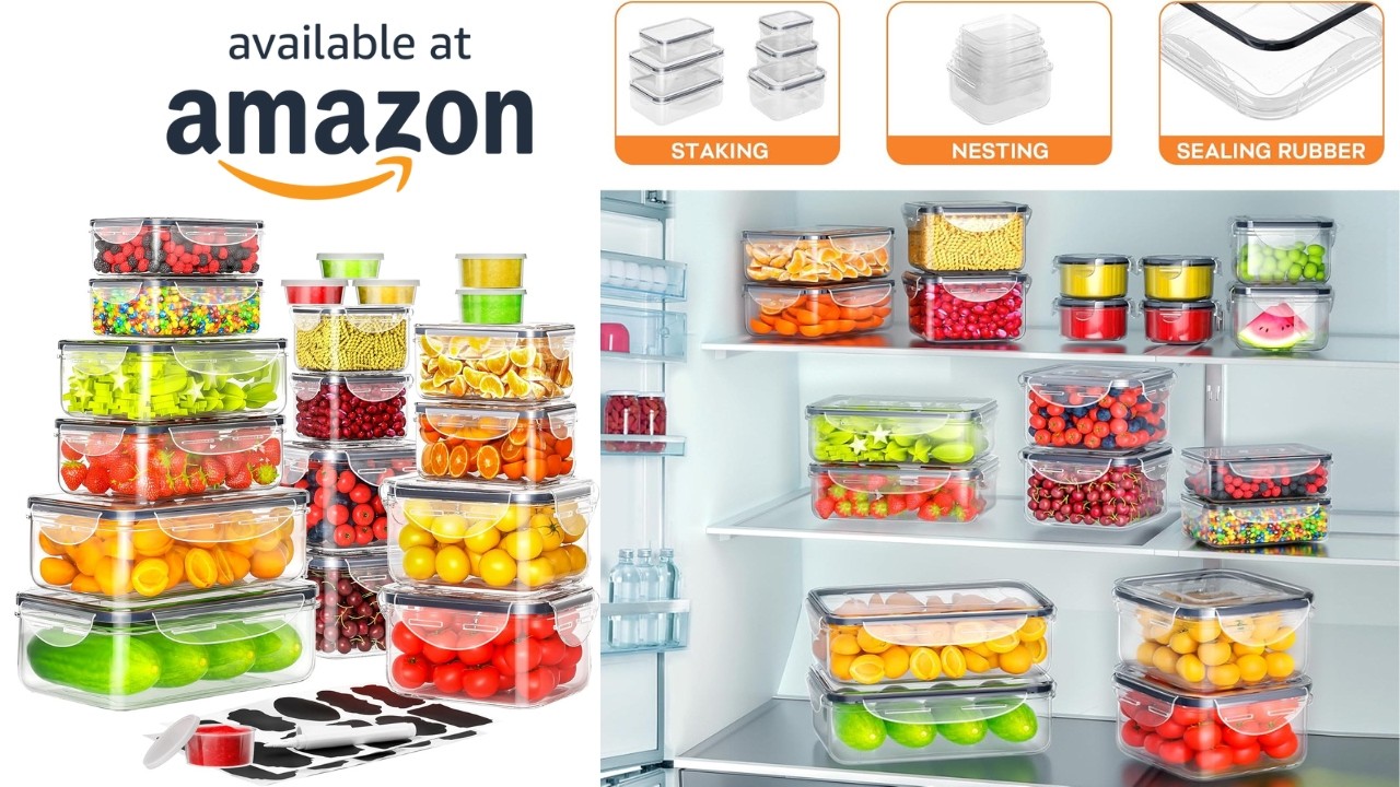 15 Amazon Clear Kitchen Storage Containers You NEED for a Perfect & Organized Pantry!