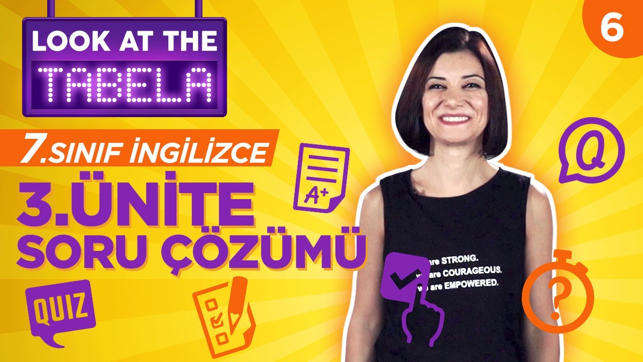 7. Sınıf İngilizce 3. Ünite Soru Çözümü: Yeni Nesil Sorular ile Biographies Testi #6