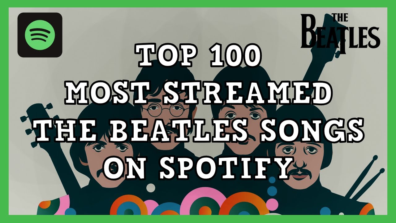 TOP 100 MOST STREAMED THE BEATLES SONGS ON SPOTIFY