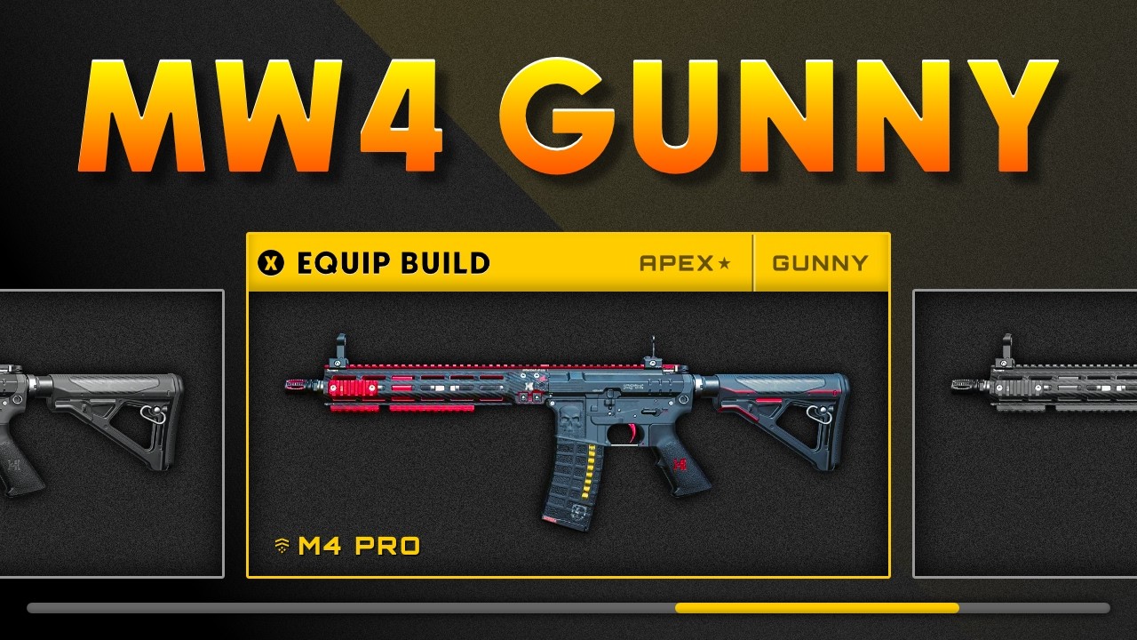 GUNNY in Modern Warfare 4: New Gunsmith & Apex Attachments