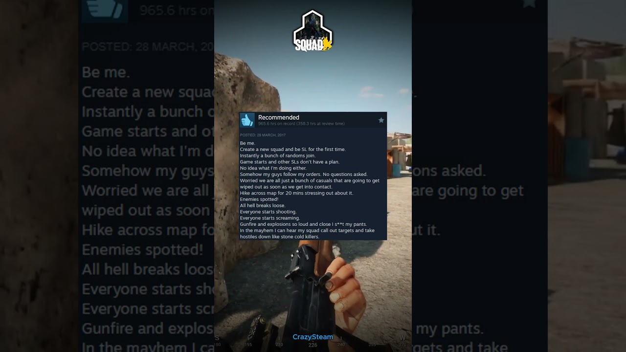 SQUAD - Funny Steam Reviews!! #squad #squadgame #funnyreviews #steamreviews #gaming