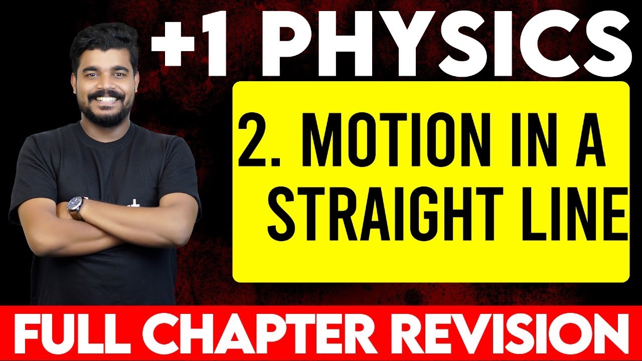 Plus One Physics | Final Study Plan + Chapter 2. Motion in a Straight Line | Eduport Plus One