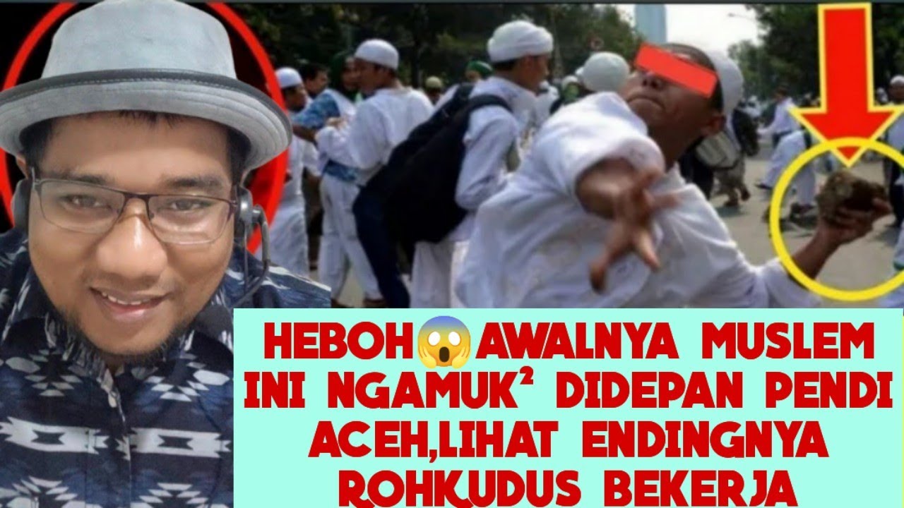 Возмущение 😱 Поначалу этот мусульманин был в ярости от Ачехского Пенди, но посмотрите на финал, С...