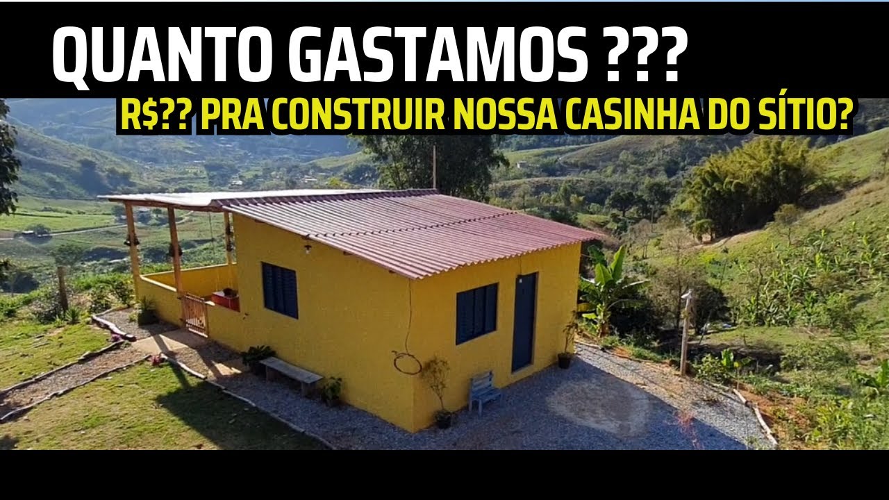 Como construir uma casa na roça gastando pouco!