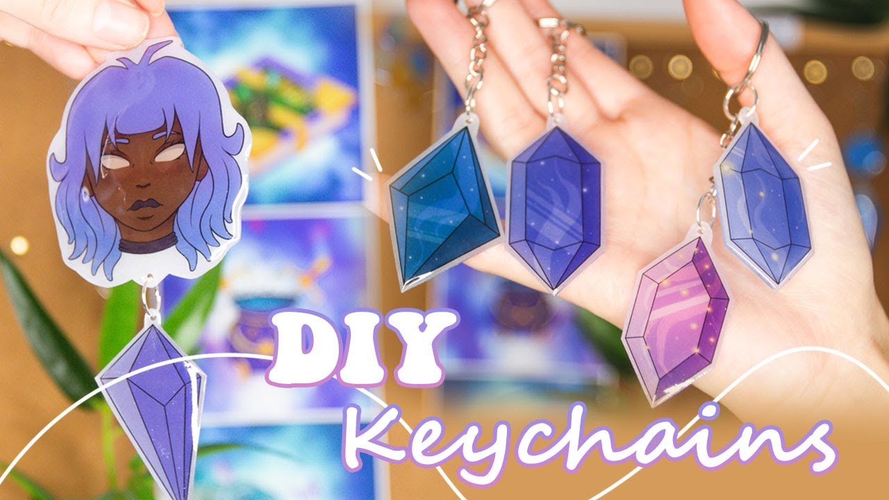 DIY Keychains - shrink plastic